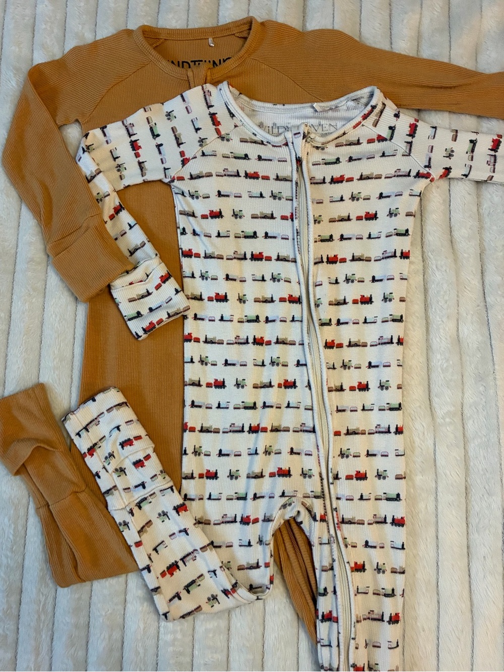 🚂🌾 Wildwoven (formerly Kindthing) Ribbed Zippy Bundle | 12-18 Months